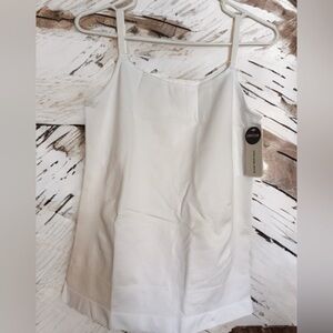 NWT EMPETUA PLUS SIZE SCOOP NECK CAMI SIZE 3XL COLOR: WHITE